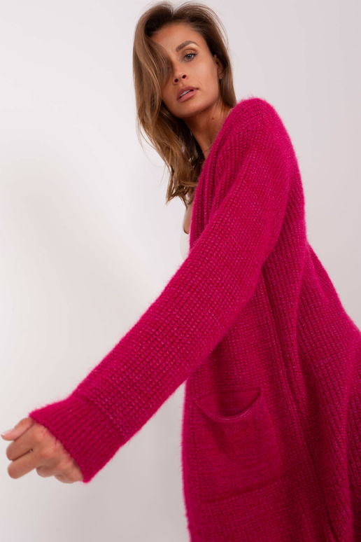 Cardigan-DHJ-SW-1009.09P-fuchsiová