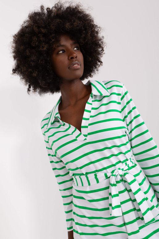 Šaty-LK-SK-509299,74-bílo-zelené