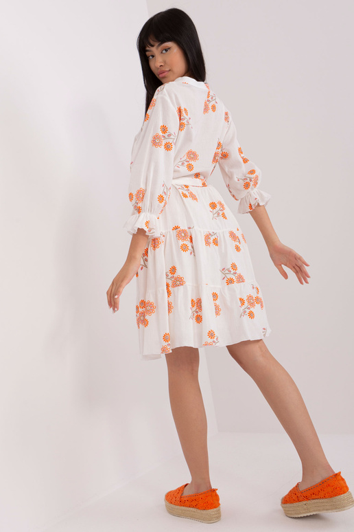 Šaty-LK-SK-509346,85-oranžové