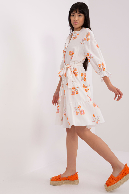 Šaty-LK-SK-509346,85-oranžové