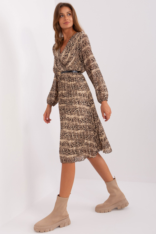 Šaty-DHJ-SK-10536N-5.03P-černo-béžové