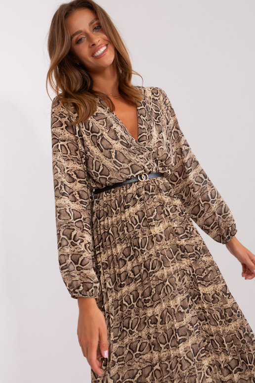 Šaty-DHJ-SK-10536N-5.03P-černo-béžové