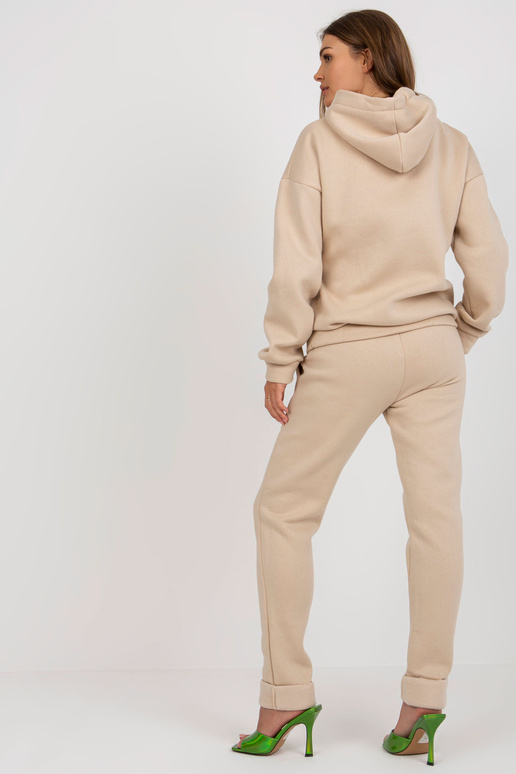 Béžová dámská tepláková souprava s...