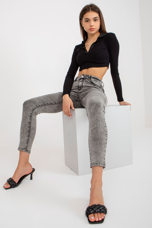 Džínové kalhoty-NM-SP-H206,85-tmavě šedá