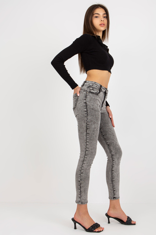 Džínové kalhoty-NM-SP-H206,85-tmavě šedá