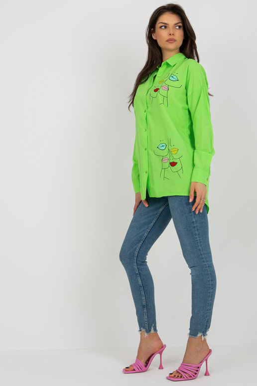 Košile-TO-KS-7521.26X-světle zelená