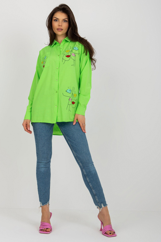 Košile-TO-KS-7521.26X-světle zelená