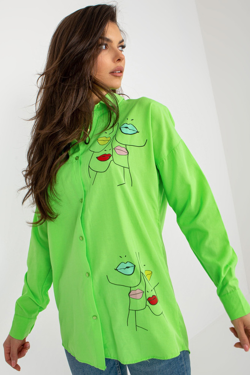 Košile-TO-KS-7521.26X-světle zelená