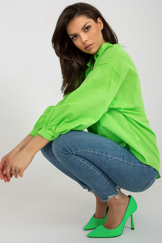 Košile-TO-KS-7134.92P-světle zelená