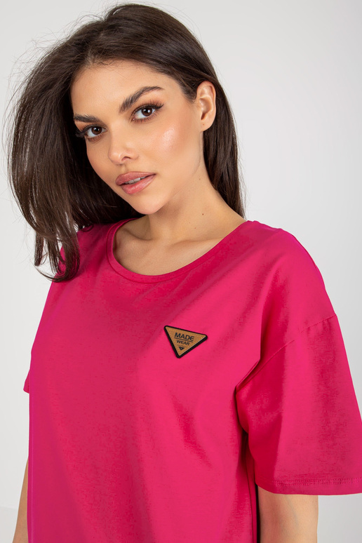 Fuchsiová dámská oversize halenka s...