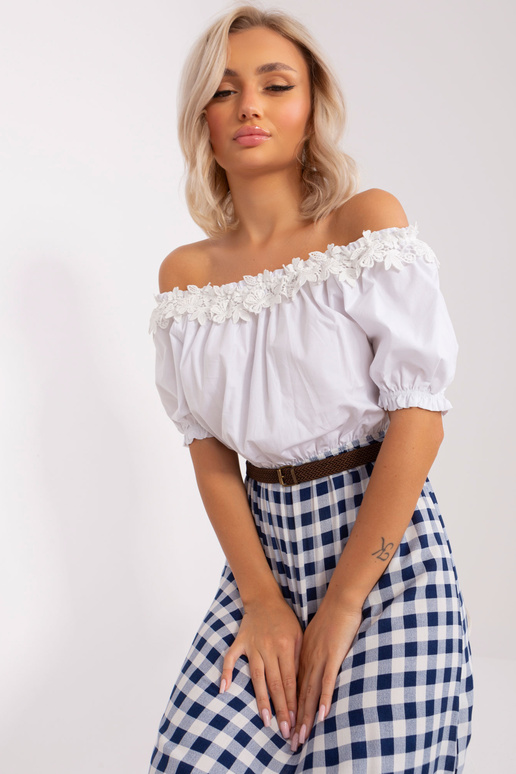 Šaty-LK-SK-506358.21P-bílé a tmavě modré