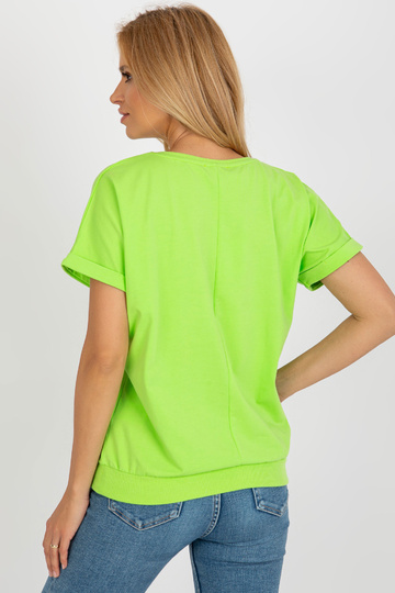 Limetková ležérní halenka s...