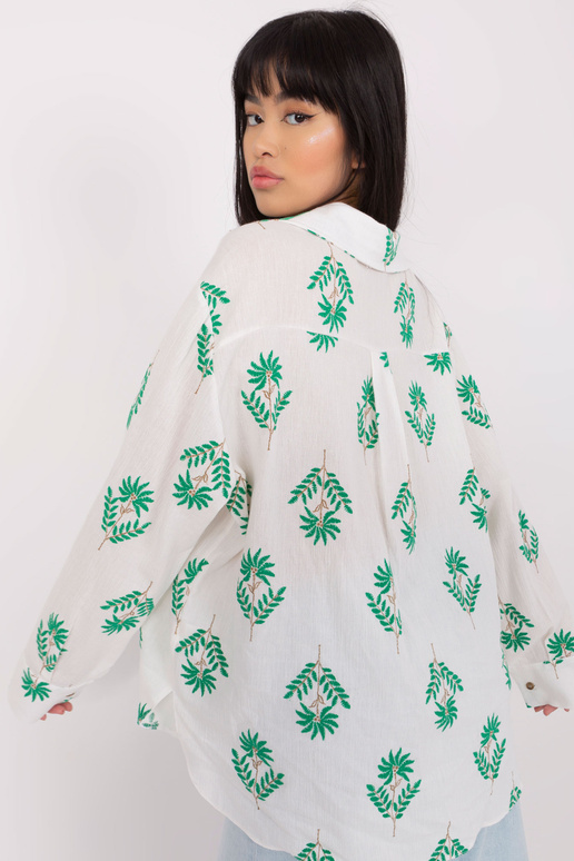 Košile-LK-KS-509349.04-bílo-zelená