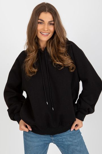 Černá basic mikina oversize... 2