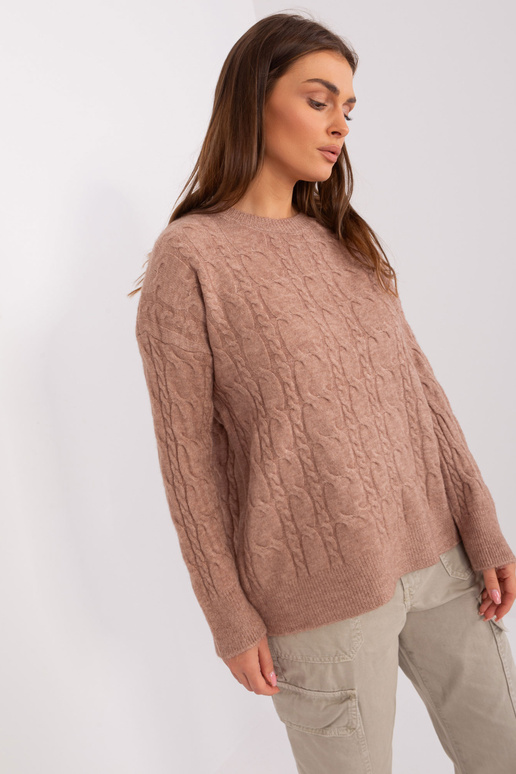 Svetr-AT-SW-2335.27-tmavě béžový