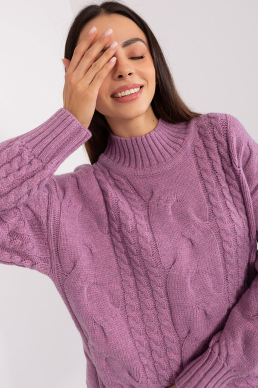 Svetr-AT-SW-2367-1,35P-fialový