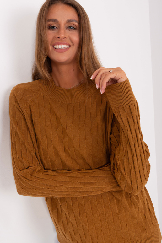 Svetr-AT-SW-2326.37X-světle hnědý