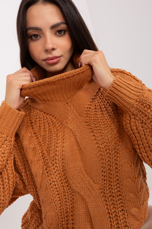 Svetr-AT-SW-2350.91P-světle hnědý