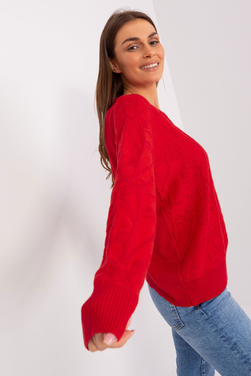Svetr-AT-SW-2231.99P-červený 2
