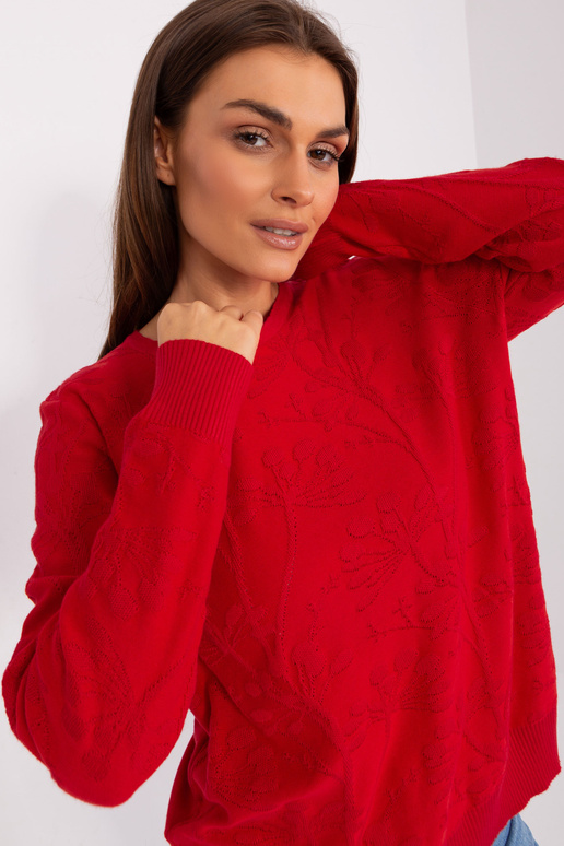 Svetr-AT-SW-2231.99P-červený