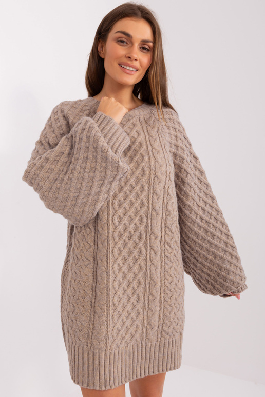 Svetr-AT-SW-2367-2.64P-tmavě béžový