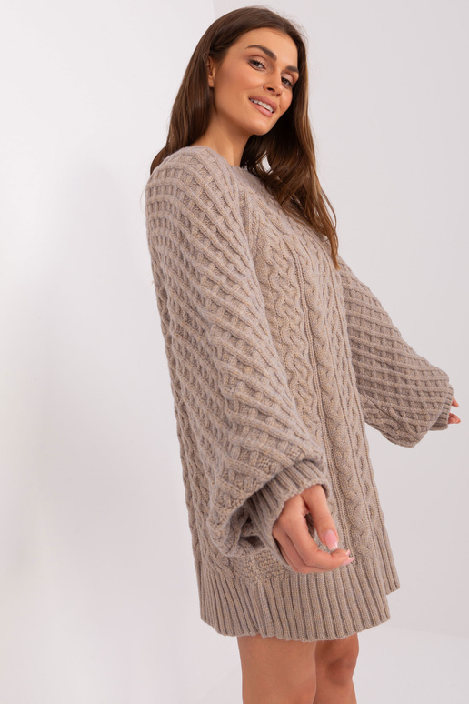 Svetr-AT-SW-2367-2.64P-tmavě béžový