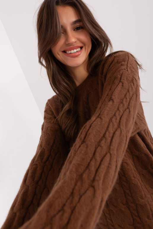 Svetr-AT-SW-2335-1,68P-hnědý