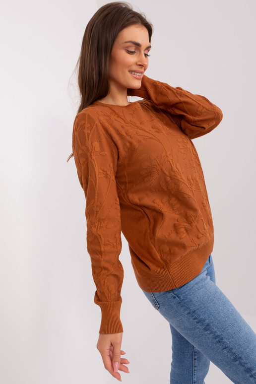 Svetr-AT-SW-2231.99P-světle hnědý