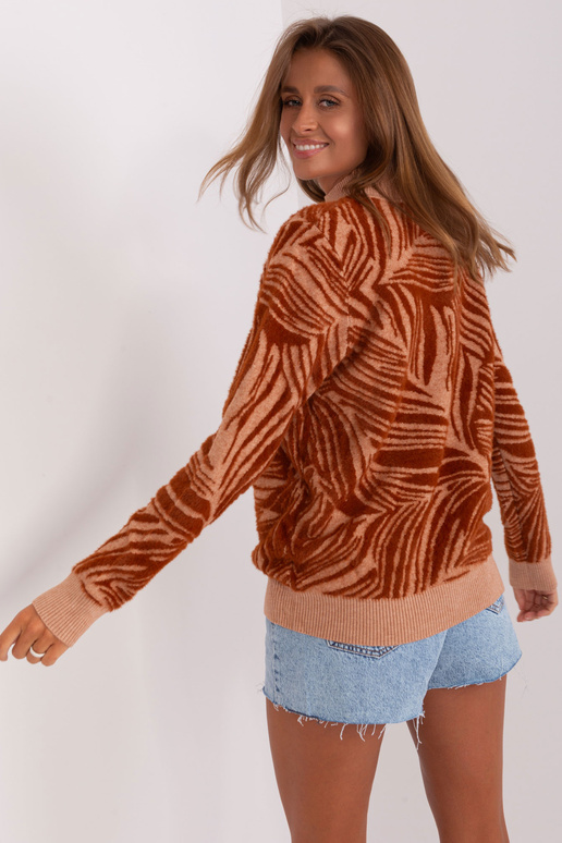 Svetr-AT-SW-2357,96-světle hnědý