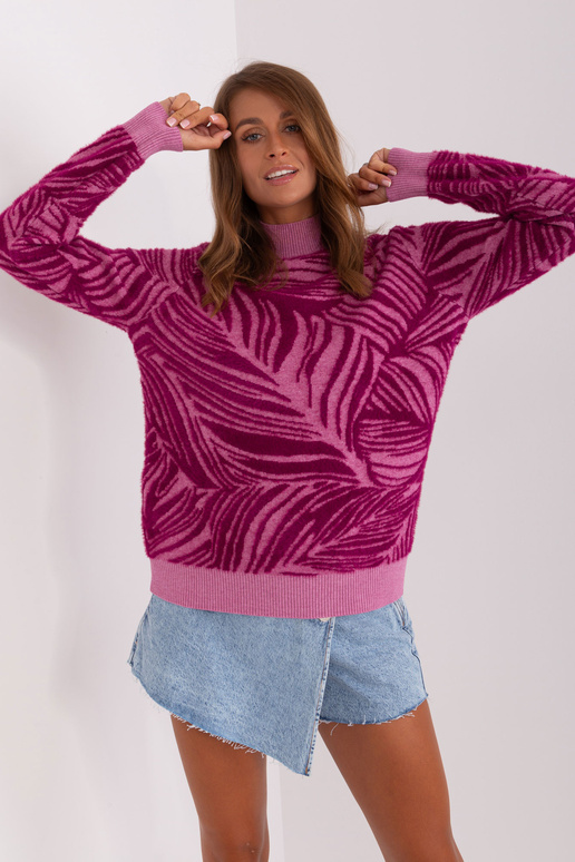 Svetr-AT-SW-2357,96-fialový