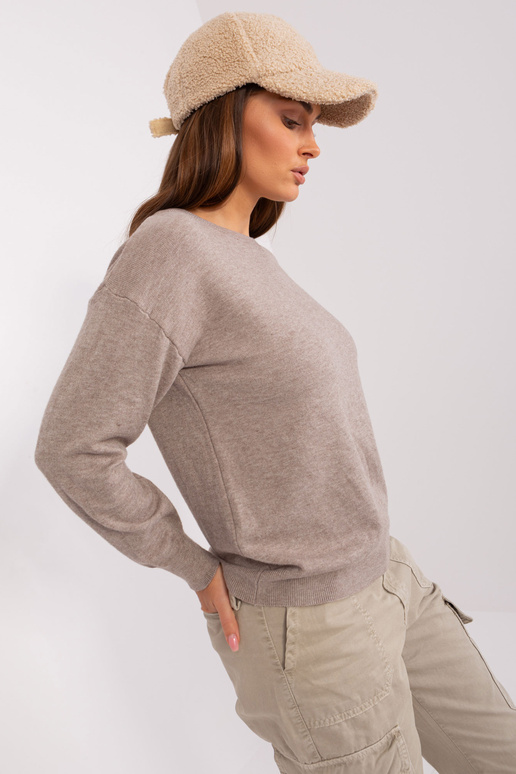 Svetr-AT-SW-2325.95P-tmavě béžový