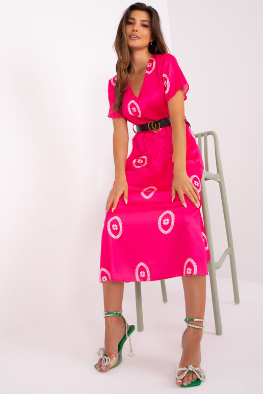 Šaty-DHJ-SK-17260,90-tmavě růžové