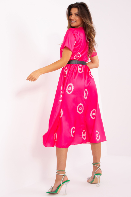 Šaty-DHJ-SK-17260,90-tmavě růžové