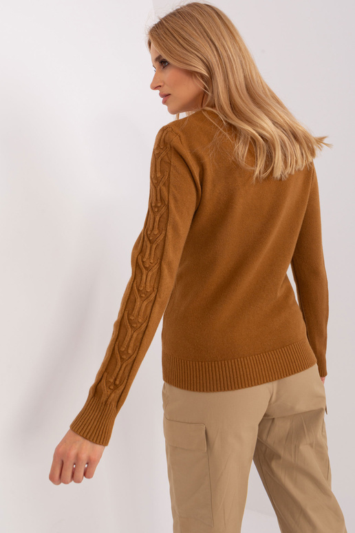 Svetr-AT-SW-2329.98P-světle hnědý