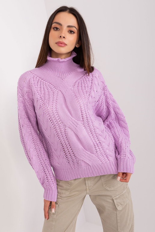 Svetr-AT-SW-2350.91P-světle fialový