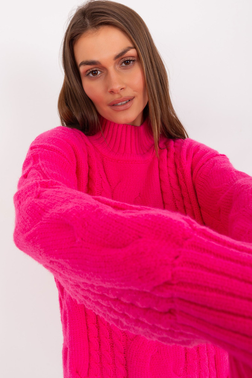 Svetr-AT-SW-2367-1.35P-fluo růžový
