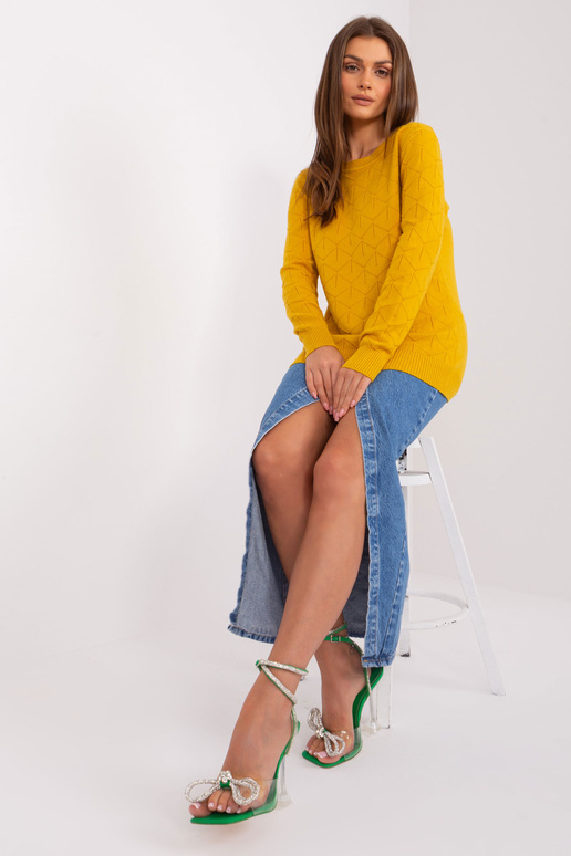 Svetr-AT-SW-232901.25X-tmavě žlutý