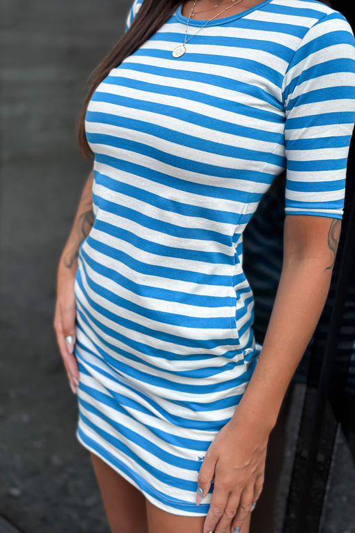 Šaty-TW-SK-2092.83P-bílo-modré