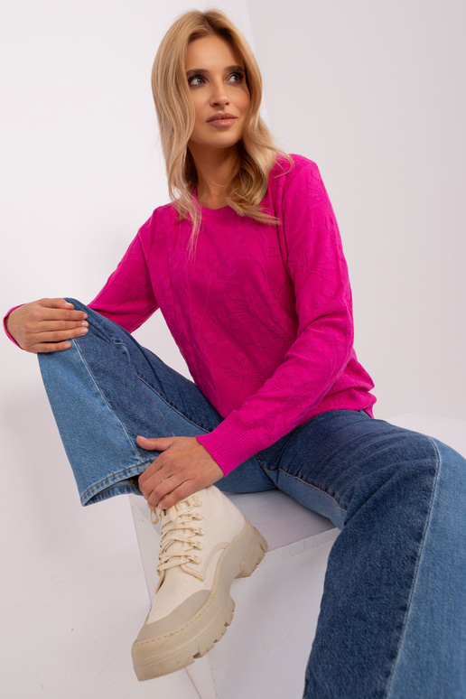 Svetr-AT-SW-2231.99P-fuchsiový