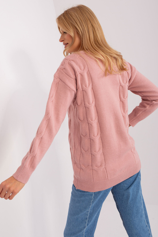 Svetr-AT-SW-2241.36P-světle růžový