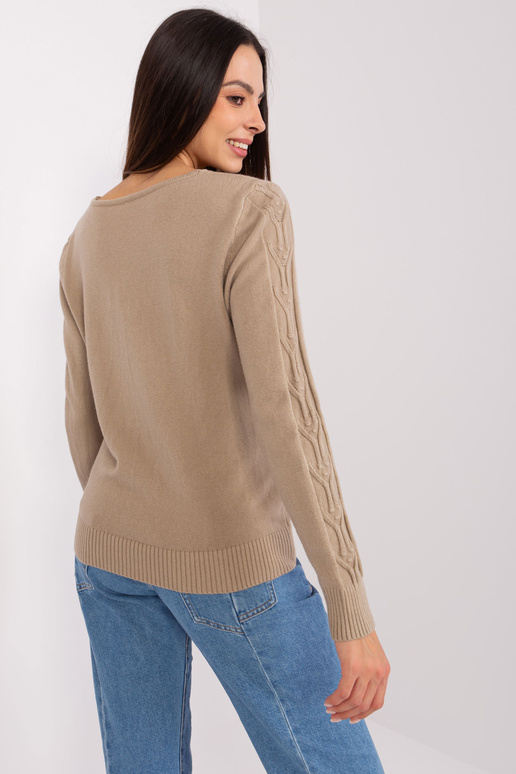 Svetr-AT-SW-2329.98P-tmavě béžový