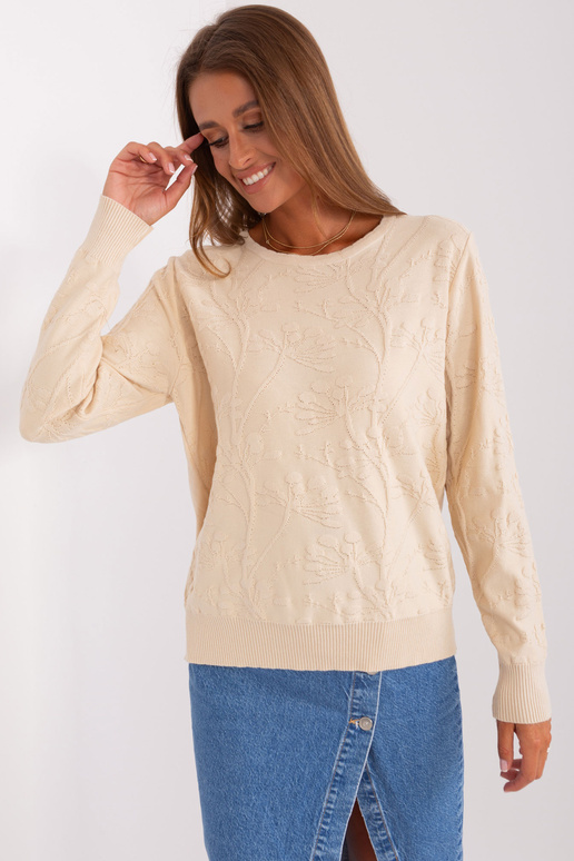 Svetr-AT-SW-2231.99P-světle béžový