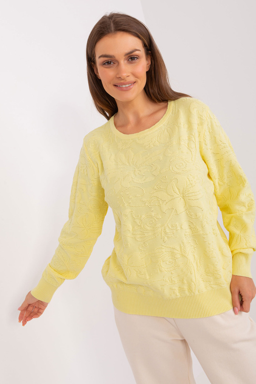Svetr-AT-SW-2231A.00P-světle žlutý