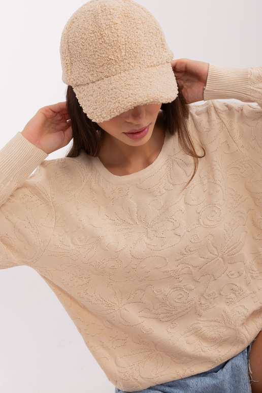 Svetr-AT-SW-2231A.00P-světle béžový