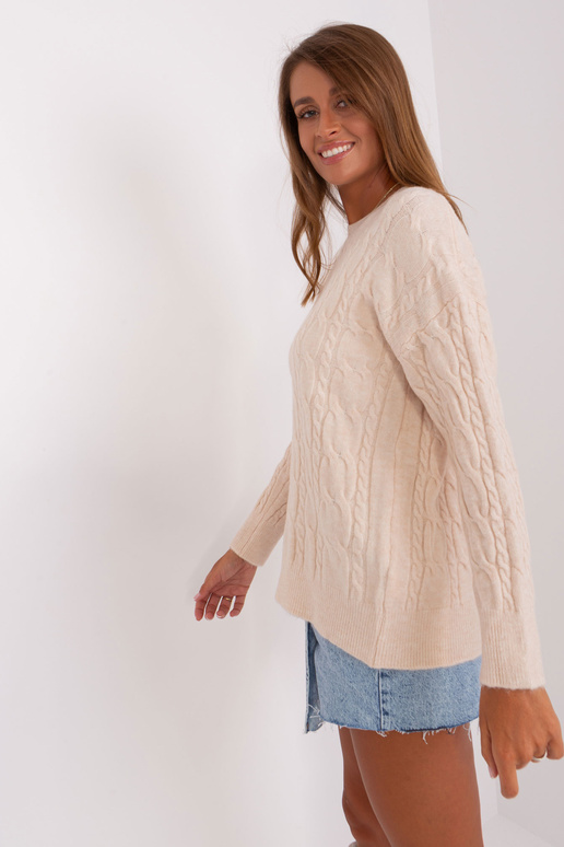 Svetr-AT-SW-2335-1,68P-světle béžový