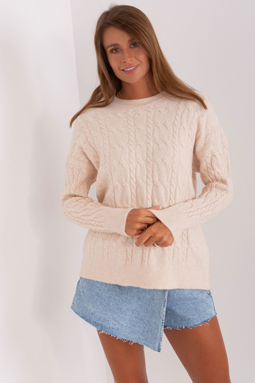 Svetr-AT-SW-2335-1,68P-světle béžový