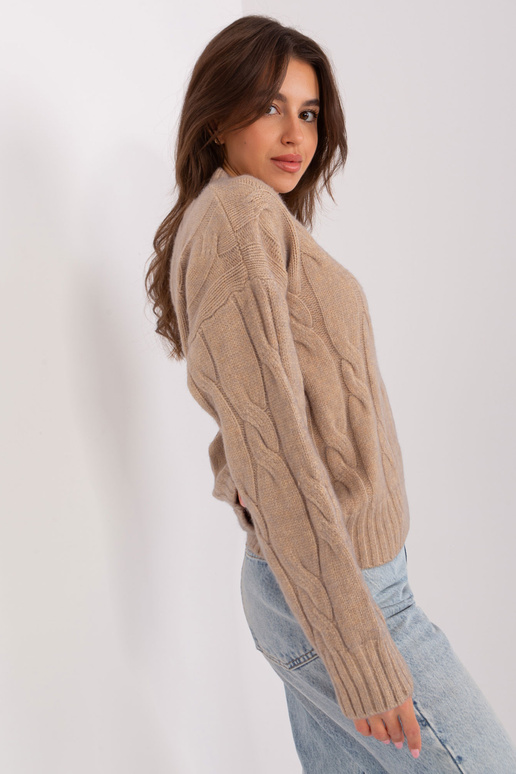 Svetr-AT-SW-0146.10P-tmavě béžový