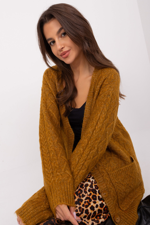 Svetr-AT-SW-2358.31-tmavě žlutý