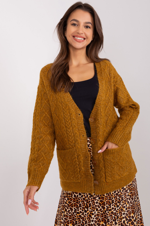 Svetr-AT-SW-2358.31-tmavě žlutý