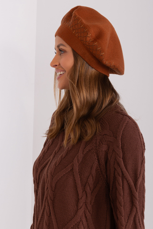 Čepice-AT-CZ-231605.24P-světle hnědá